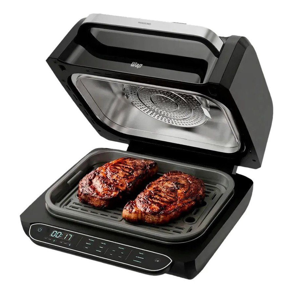 🛍️Fritadeira Elétrica Air Fryer 8 em 1 Wap Barbecue Heat Digital Wc Ab1030 127V