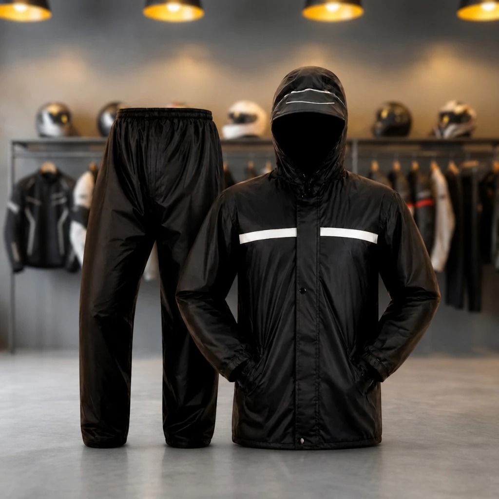🛍️Capa De Chuva Moto Motoqueiro Impermeável Reforçada